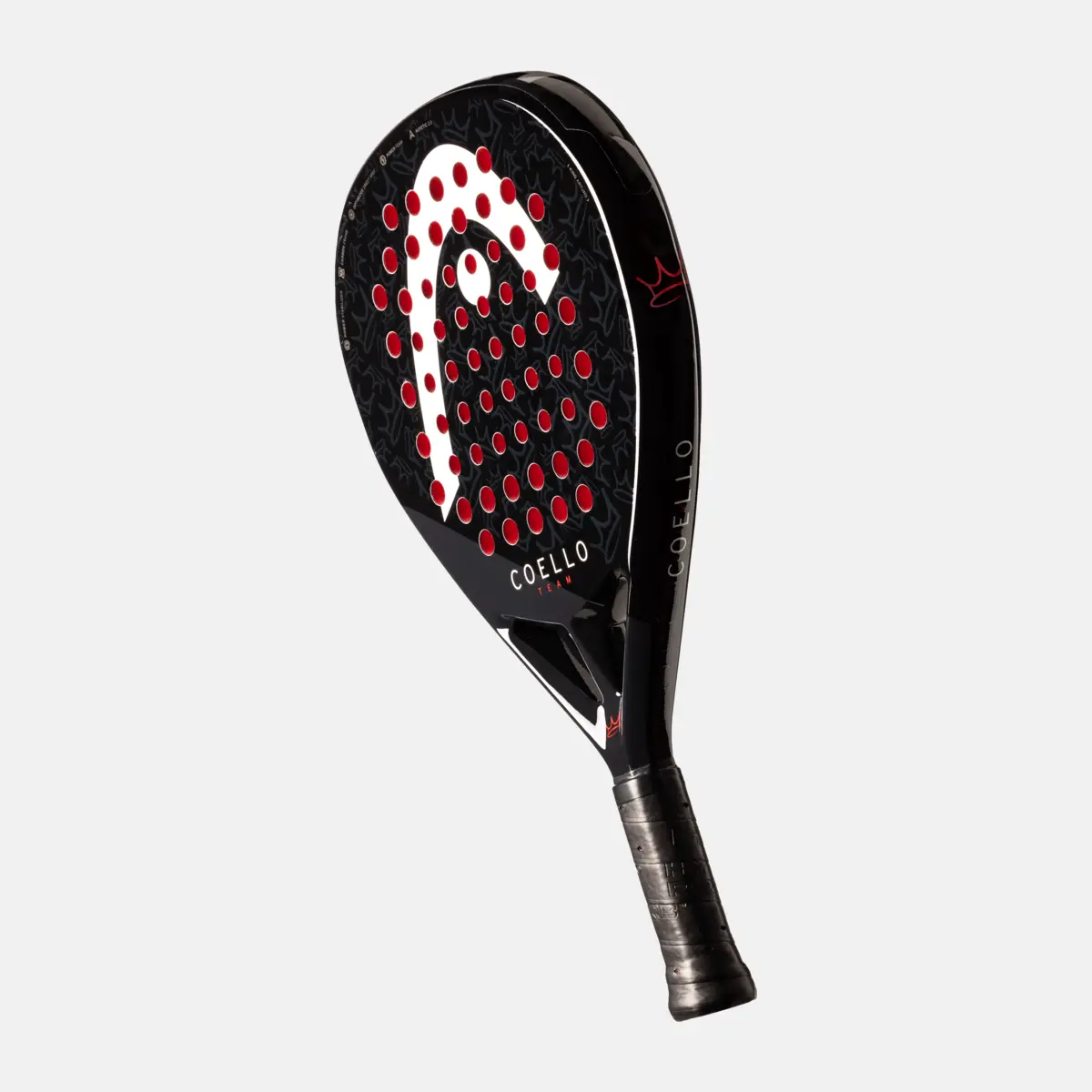 Side View of advance paddle racquet Head Coello Team