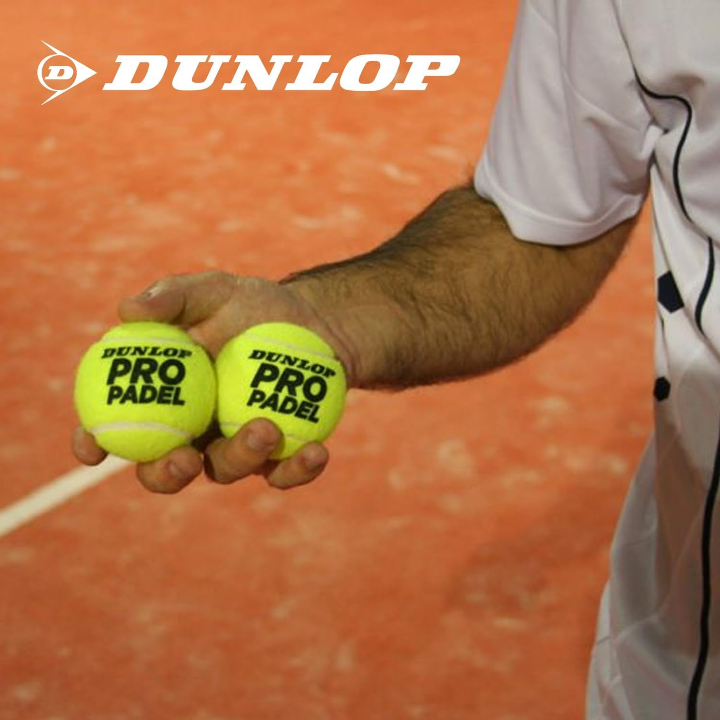 Dunlop Pro Padel Ball – Single Can (3 Pressurised Balls)