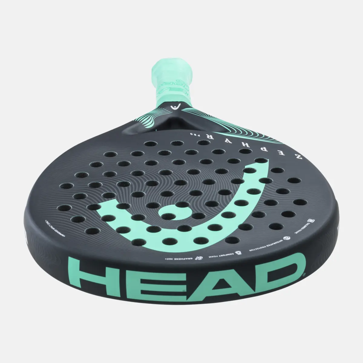 HEAD ZEPHYR PRO 2023 PADEL RACQUET (BK TE)