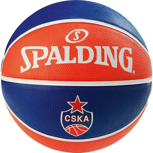 Spalding CSKA EUROLEAGUE Basketball Size 7 Colour BLUE/RED