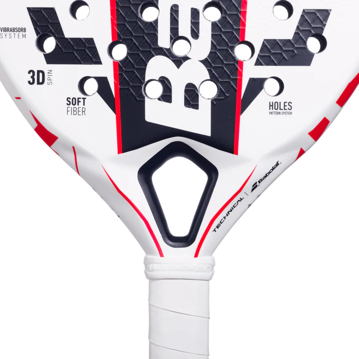 Babolat TECHNICAL VERTUO JUAN LEBRON 2.5 Paddle Racquet Black/White.