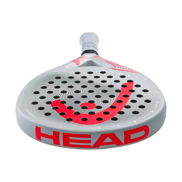 HEAD ZEPHYR UL 2023 PADEL RACQUET (GREY/RED)