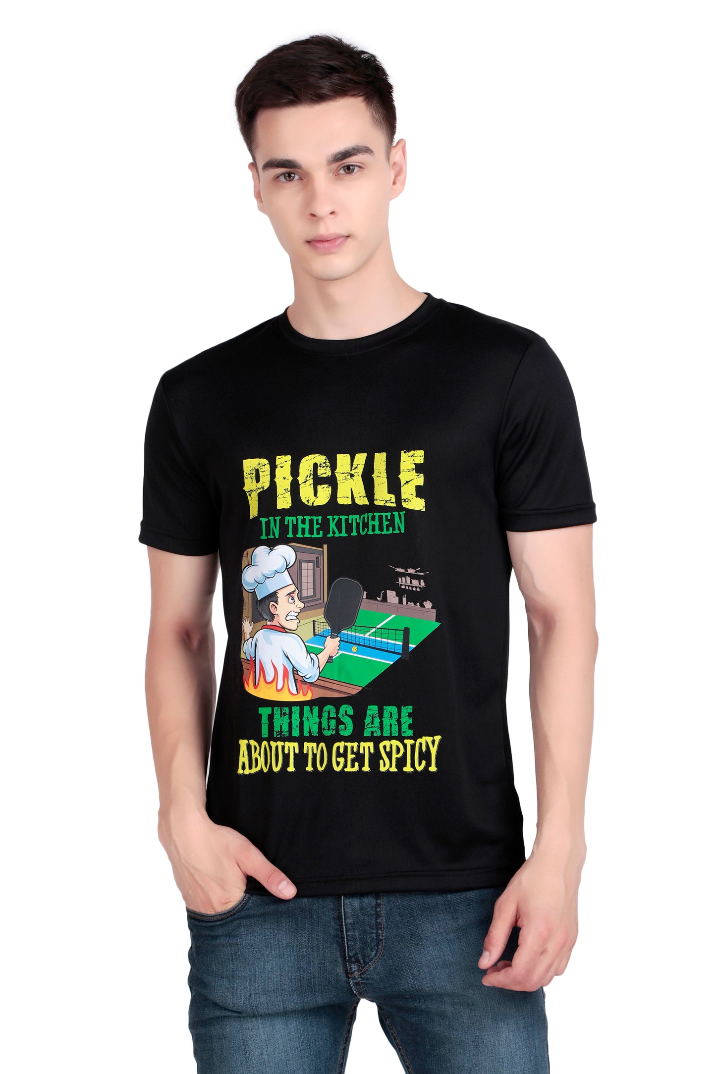 Altacore "Pickle in The Kitchen" Pickleball T-Shirt (Black)