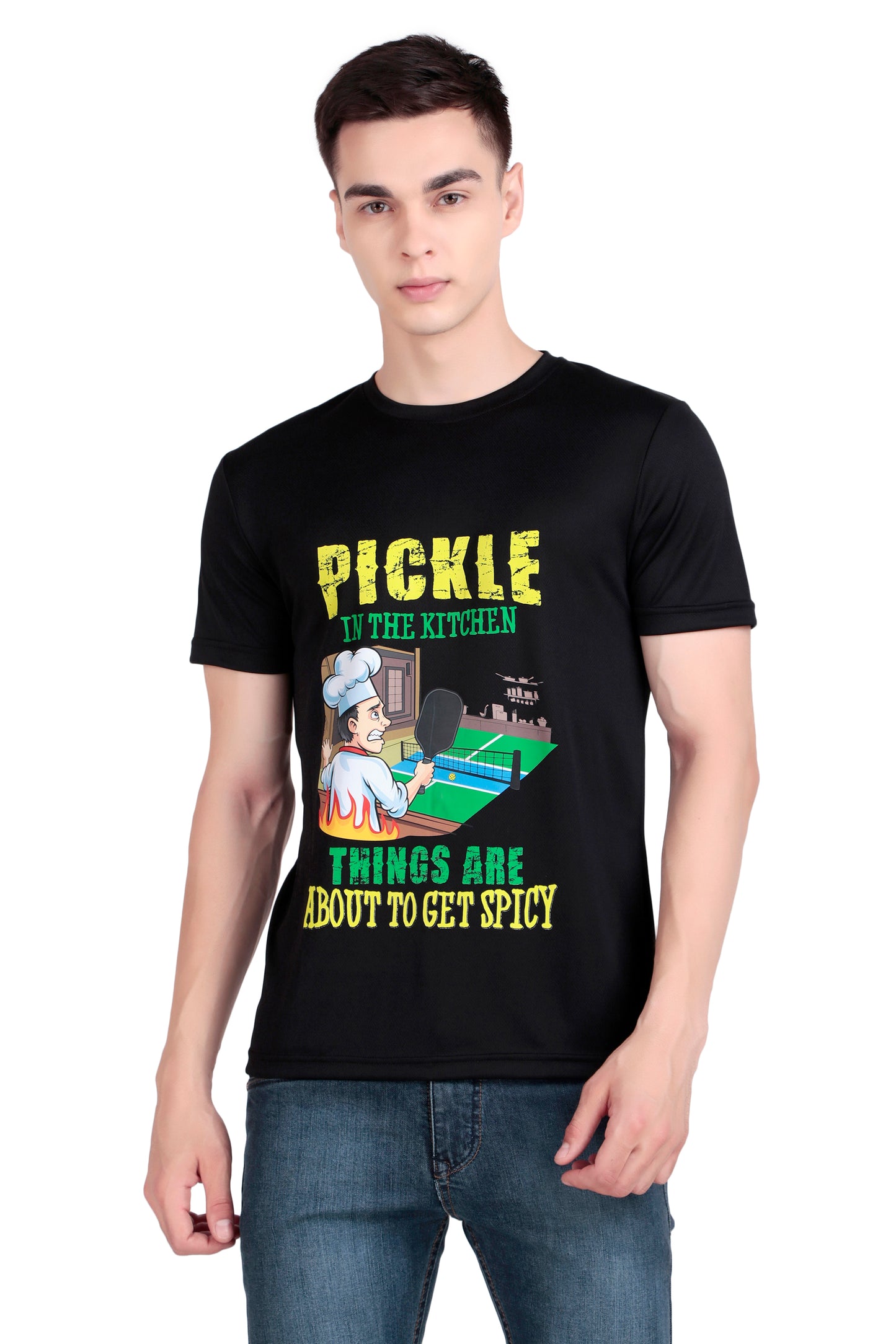 Altacore "Pickle in The Kitchen" Pickleball T-Shirt (Black)