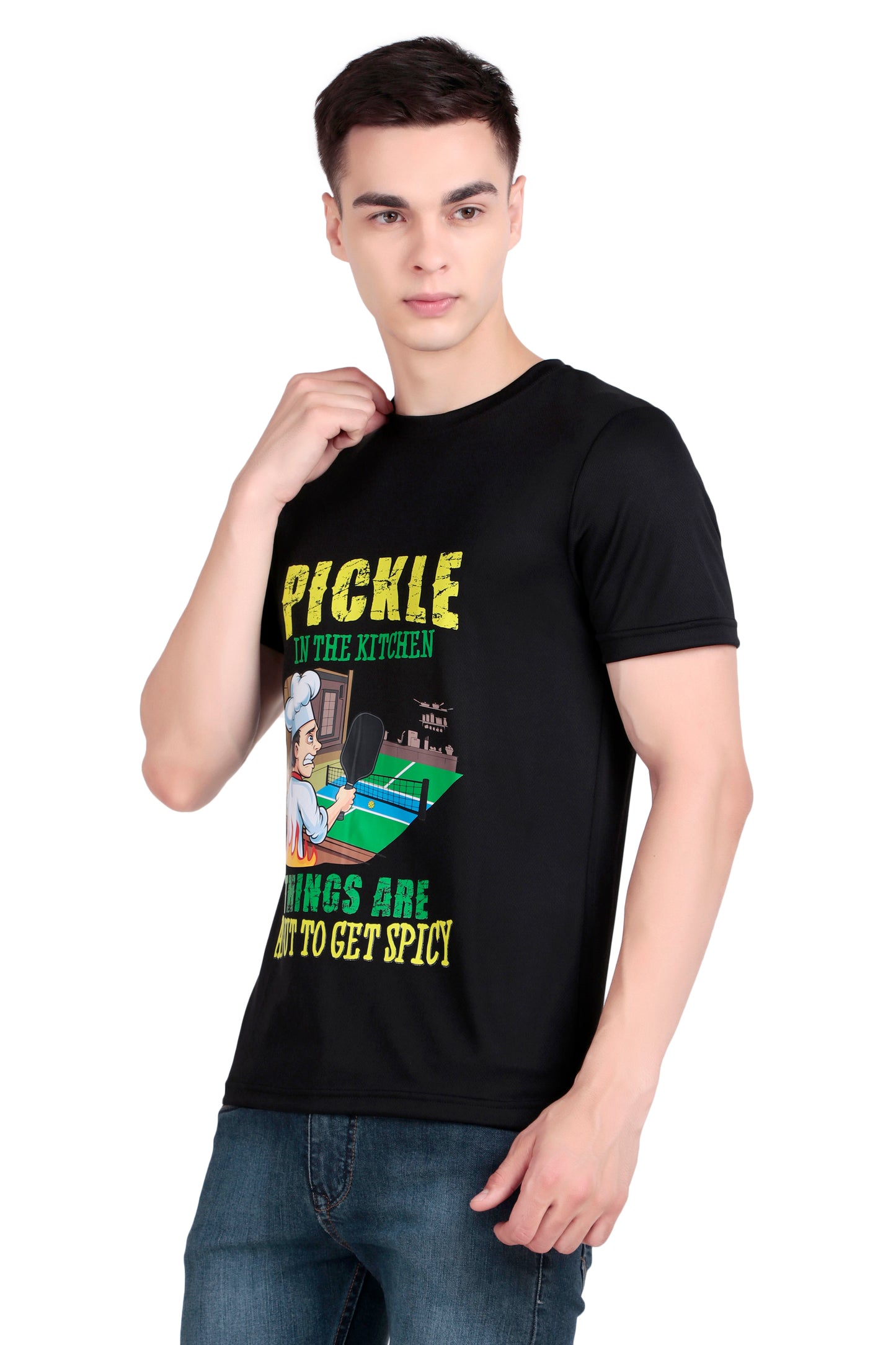 Altacore "Pickle in The Kitchen" Pickleball T-Shirt (Black)