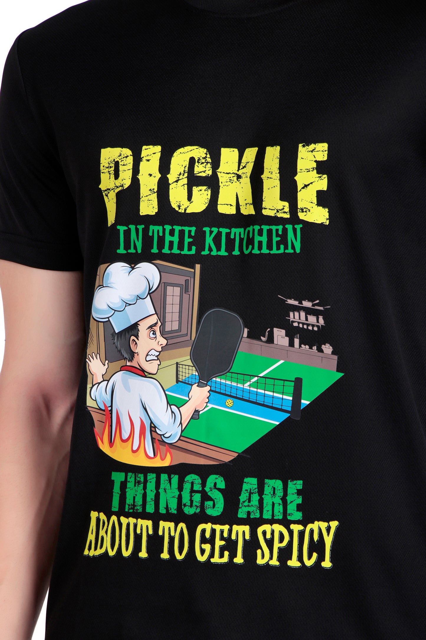 Altacore "Pickle in The Kitchen" Pickleball T-Shirt (Black)