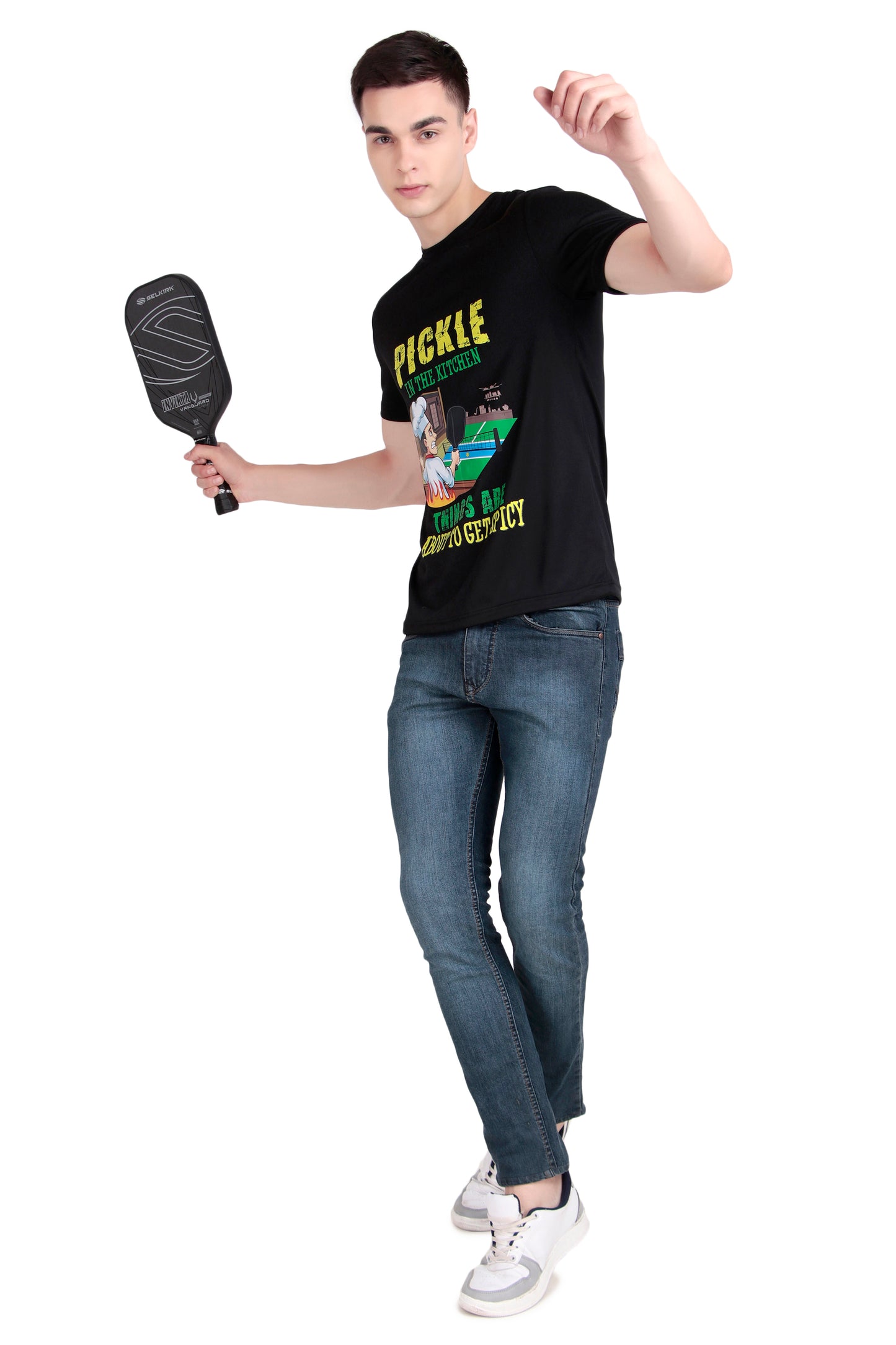 Altacore "Pickle in The Kitchen" Pickleball T-Shirt (Black)