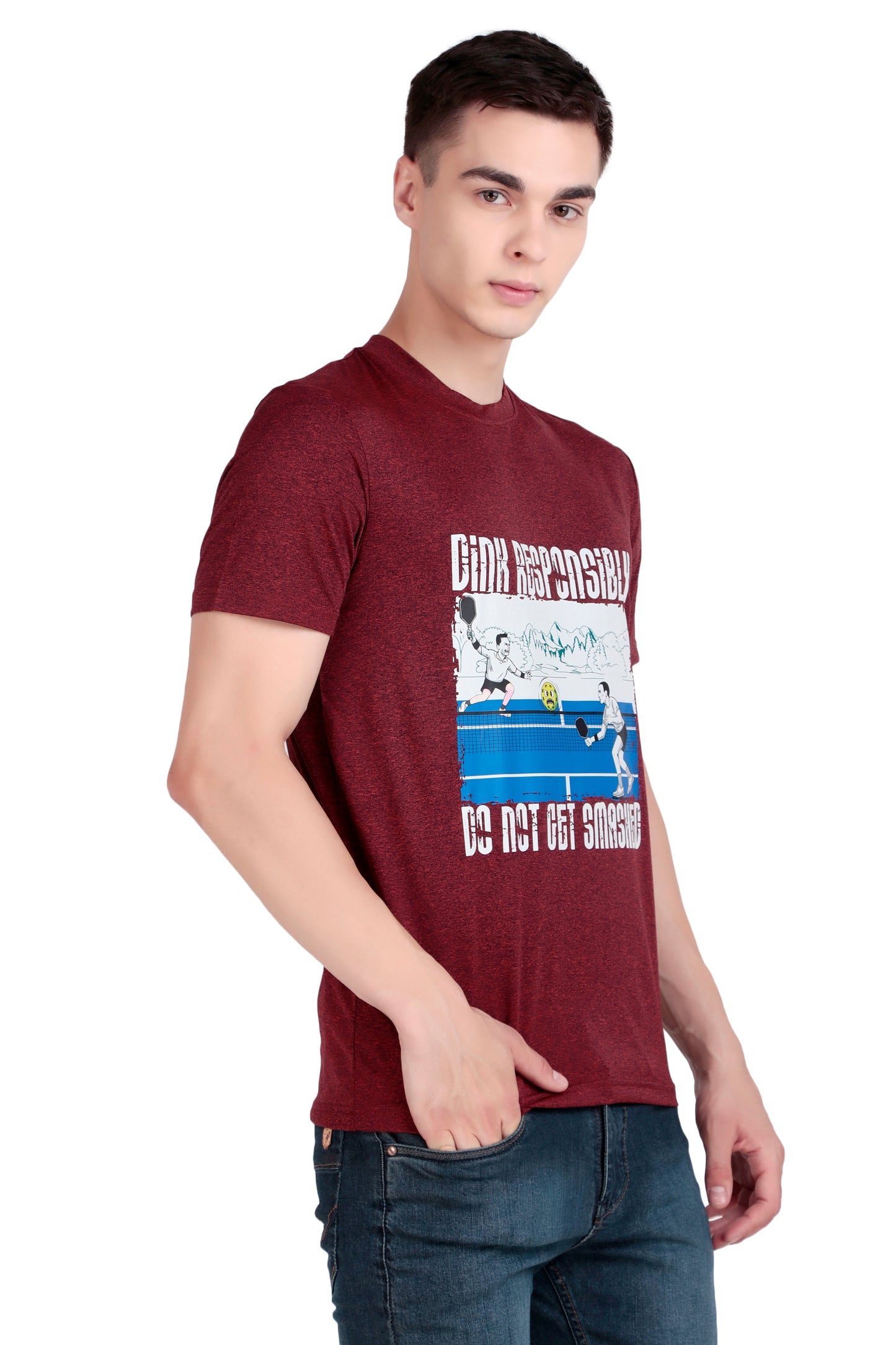 Altacore "Dink Responsibly – Do Not Get Smashed" Pickleball T Shirt (Rust)