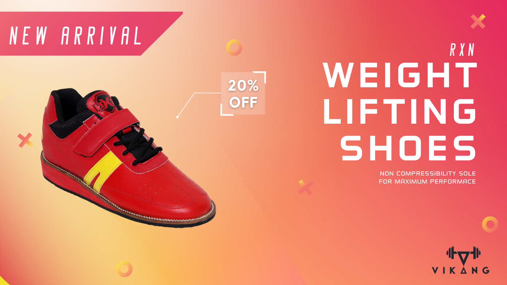 Get Discount on RXN Weightlifting / Powerlifting Shoes