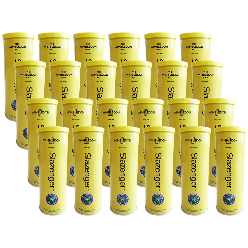 Slazenger Wimbledon Tennis Balls - Official Carton (72 Balls)