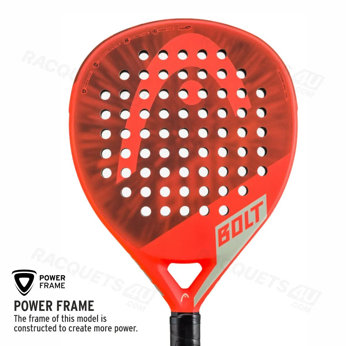 HEAD BOLT 2023 PADEL RACQUET (RED)