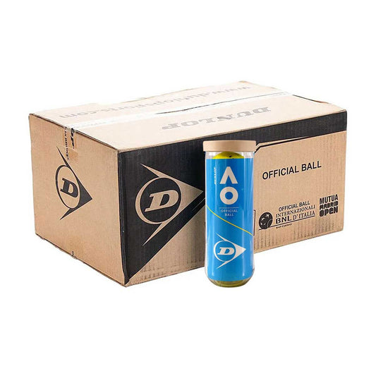 Dunlop Australian Open (AO) Tennis Balls - Official Carton (24 Cans)