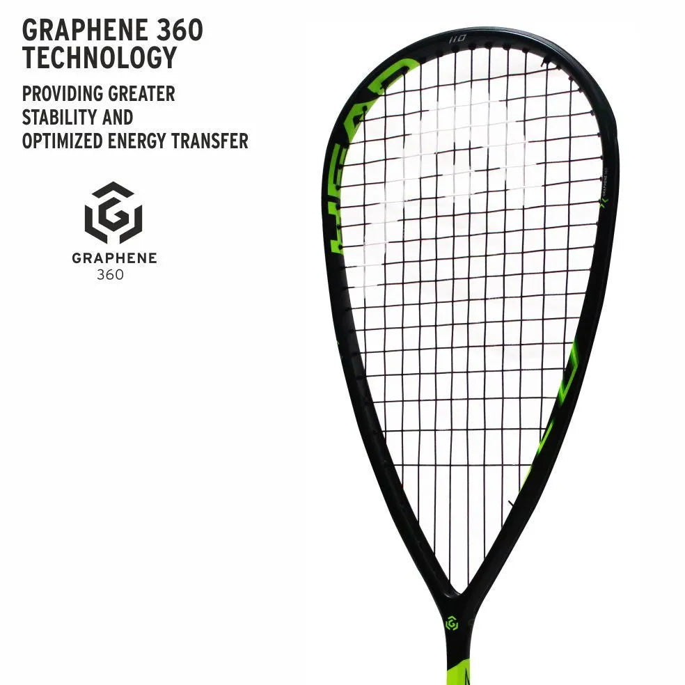 HEAD GRAPHENE 360 SPEED 110 SQUASH RACQUET