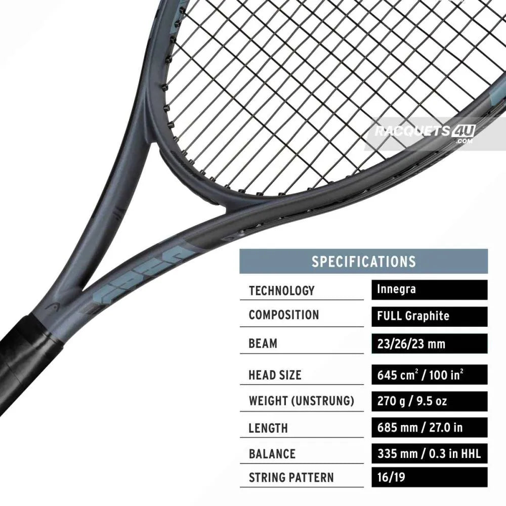 HEAD IG CHALLENGE MP Tennis Racquet (Stealth)