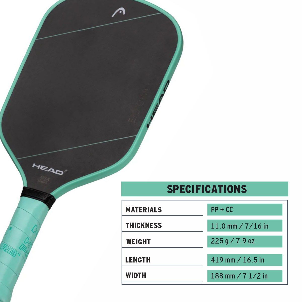 HEAD BOOM TOUR EX 2024 PICKLEBALL PADDLE