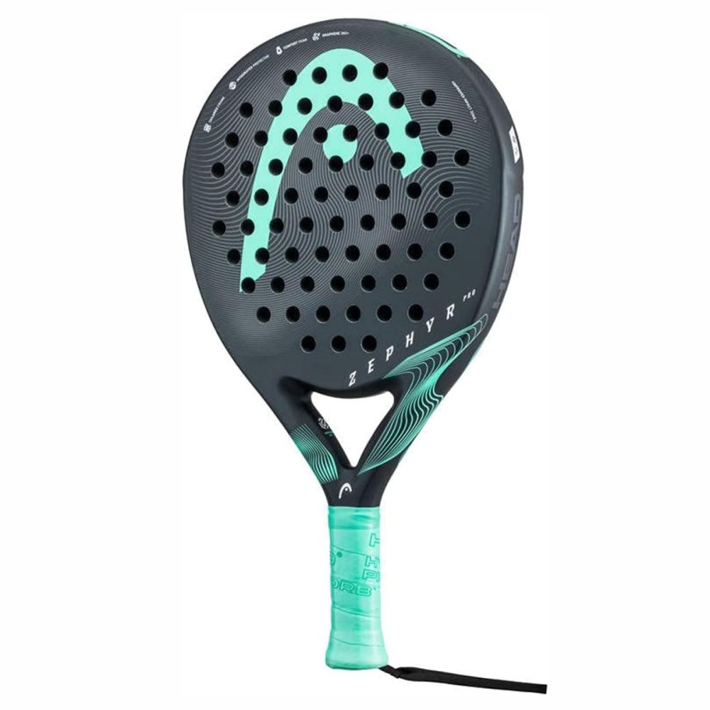 HEAD ZEPHYR PRO 2023 PADEL RACQUET (BK TE)