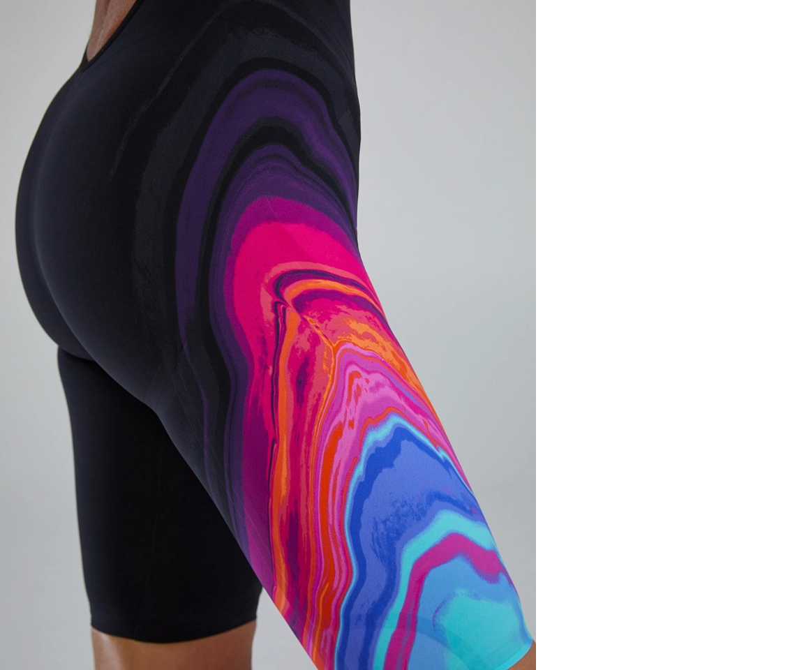 TYR VENZO Volconyx Women's Openback Swimsuit - (Aqua Pink)