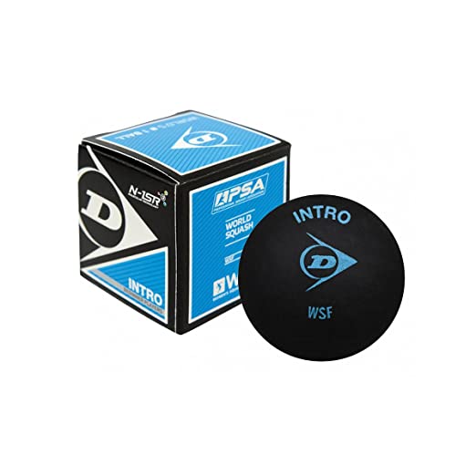 DUNLOP INTRO Blue Dot Squash Ball Box (12 Pieces)