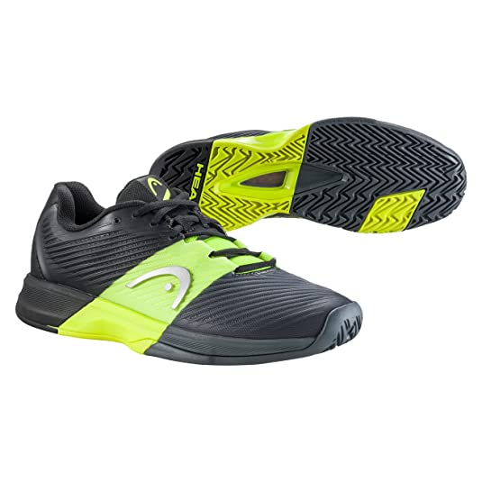 HEAD Revolt Pro 4.0 Tennis Shoe (Black-Yellow)