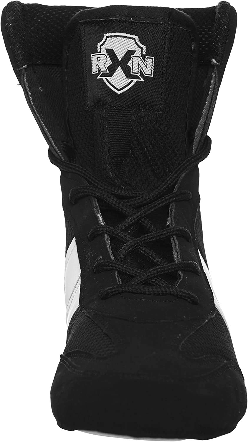 RXN BX-12 Black/White Boxing Shoe
