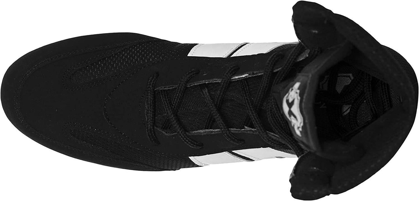 RXN BX-12 Black/White Boxing Shoe