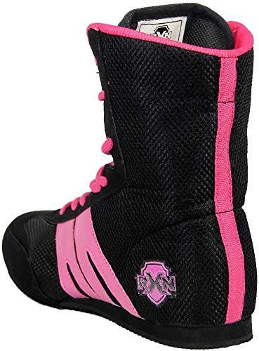 RXN BX-12 Black/Pink Boxing Shoe