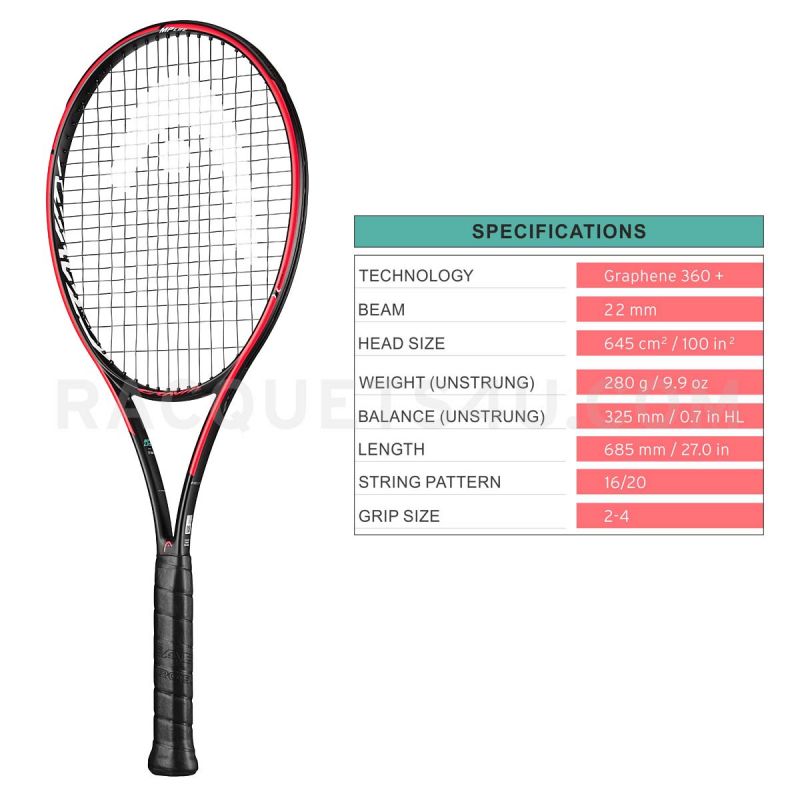 HEAD Graphene 360+ Gravity MP LITE Tennis Racquet (Unstrung)