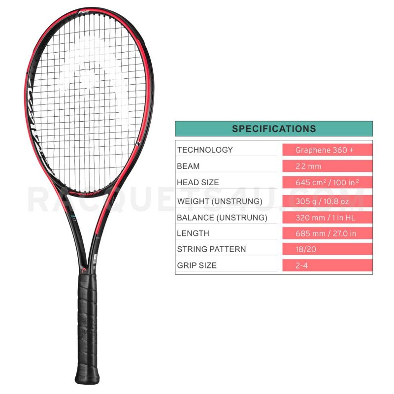 HEAD Graphene 360+ GRAVITY TOUR Tennis Racquet (Unstrung)