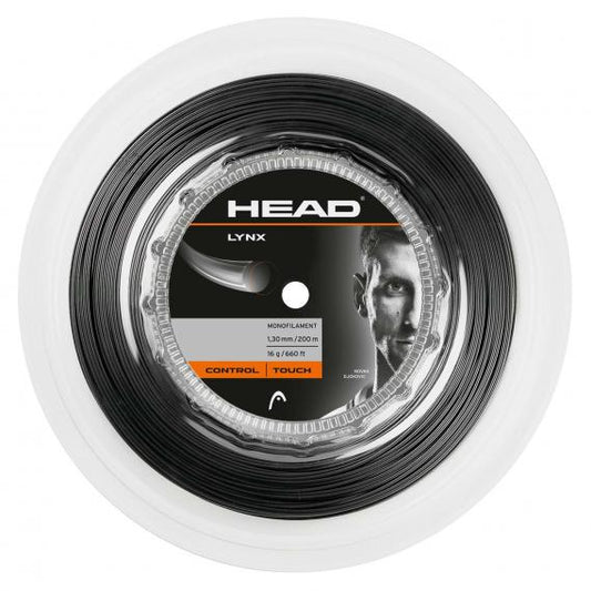 HEAD LYNX TENNIS STRING REEL (200M, BLACK)