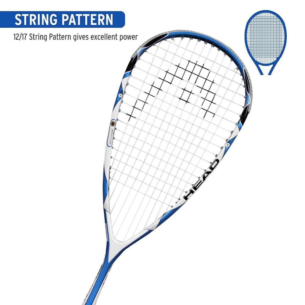 Head Microgel 125 Squash Racquet