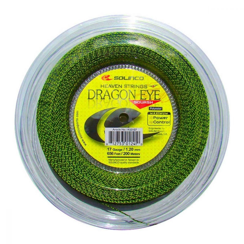 Solinco Dragon Eye Squash String Reel (17Gauge) 200 Mtr
