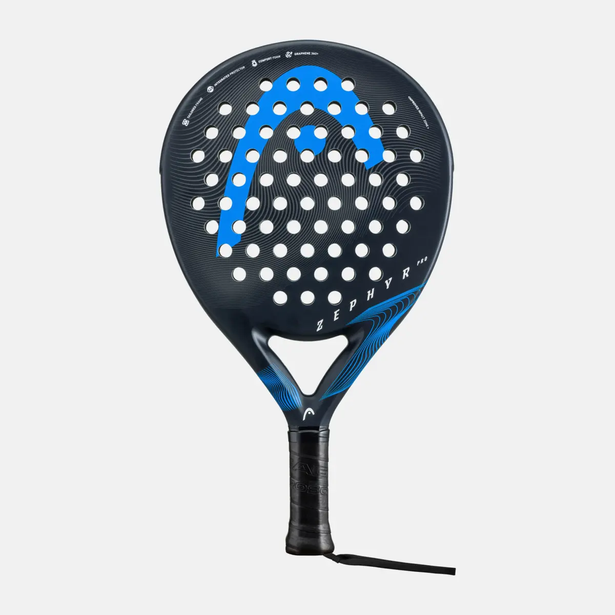 HEAD ZEPHYR PRO PADEL RACQUET (BLACK/BLUE)