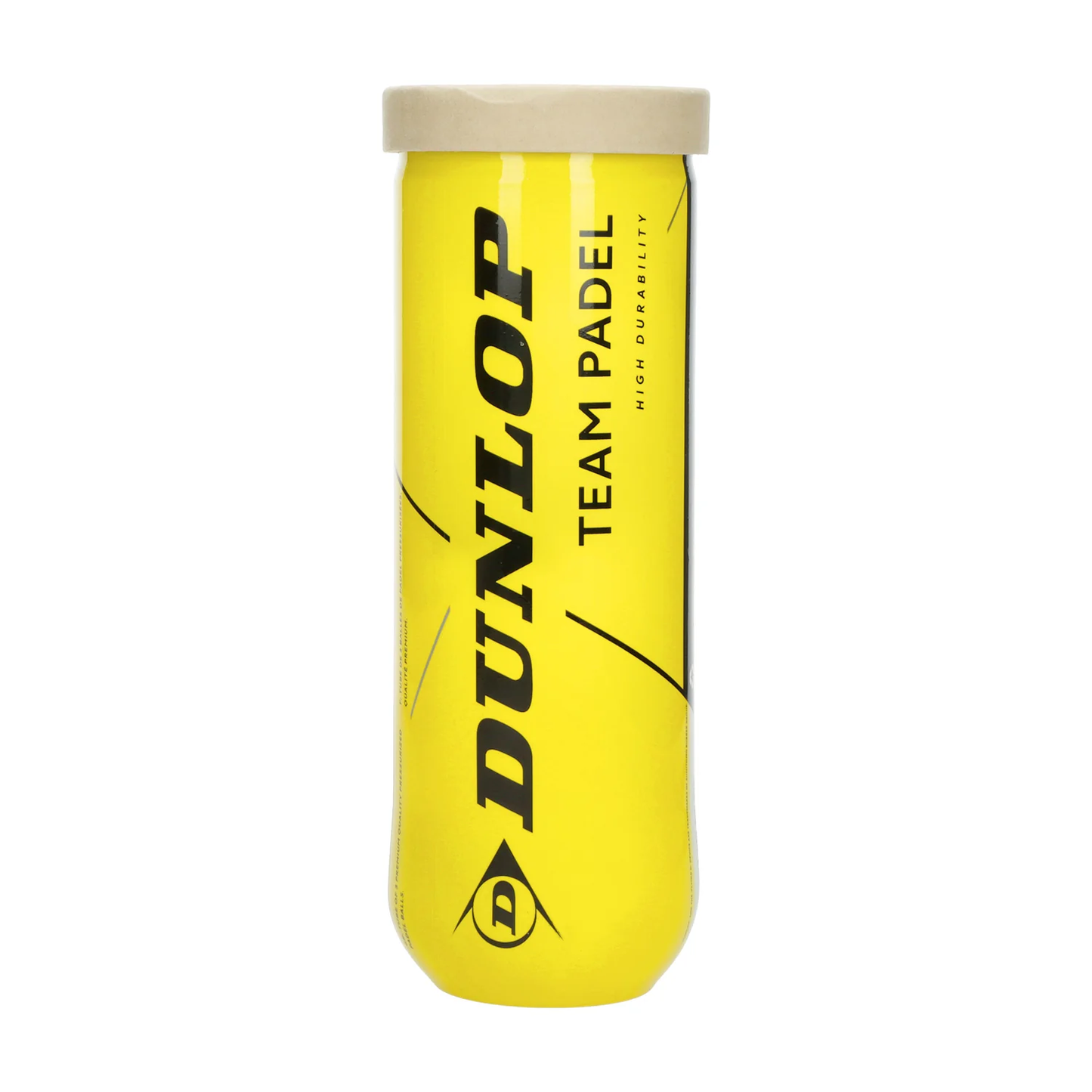 Dunlop Team Padel Ball – Single Can (3 Pressurised Balls)