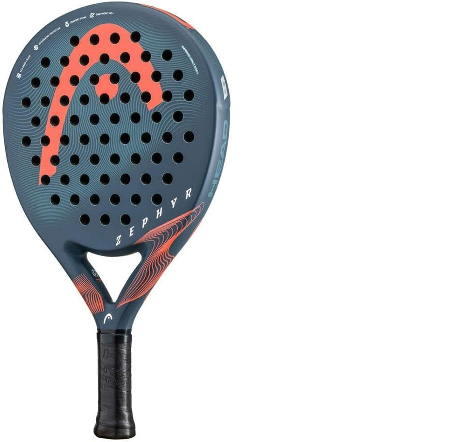 HEAD ZEPHYR 2023 PADEL RACQUET (BK-PI)