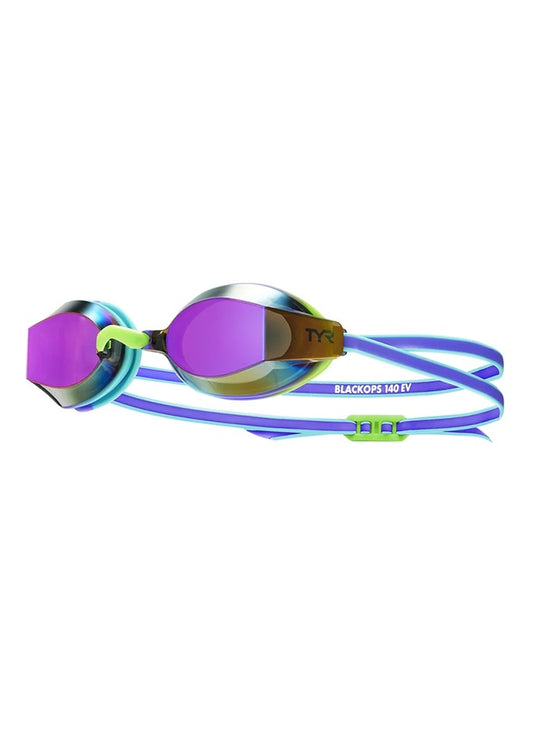 TYR BLACK OPS 140 EV RACING JUNIOR GOGGLES | BLUE/BLACK