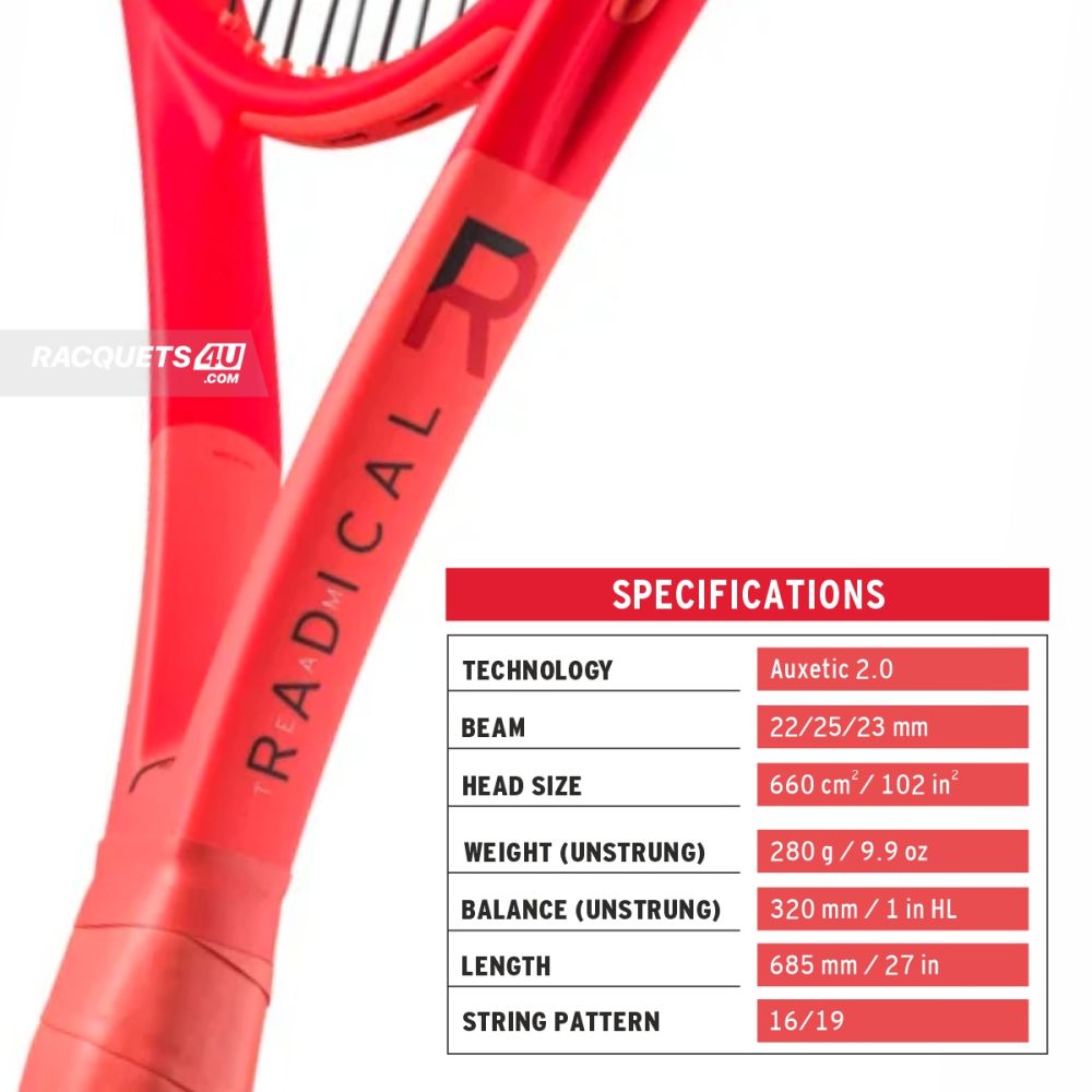 HEAD Radical Team 2025 Tennis Racquet (Unstrung)