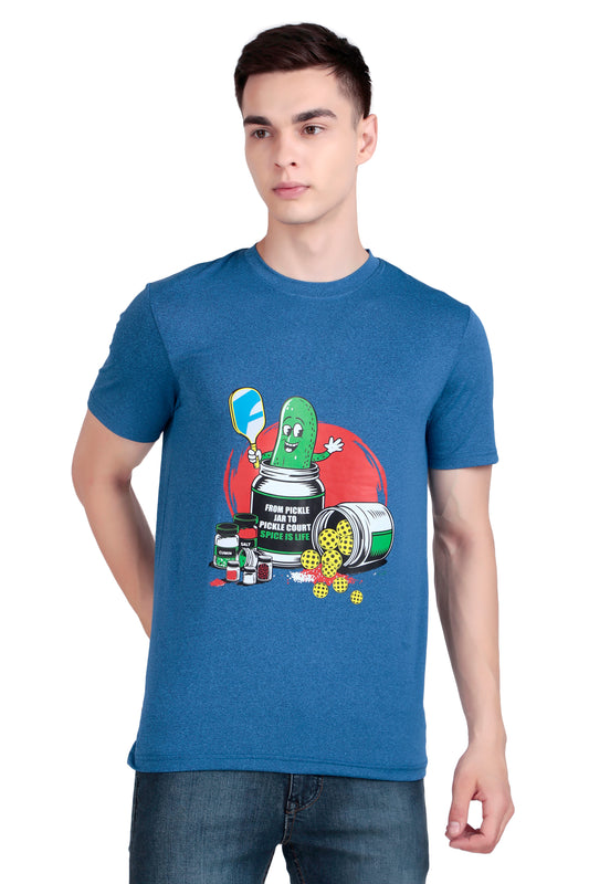 Altacore "Pickle Jar - Spice is Life" Pickleball T Shirt (Blue)