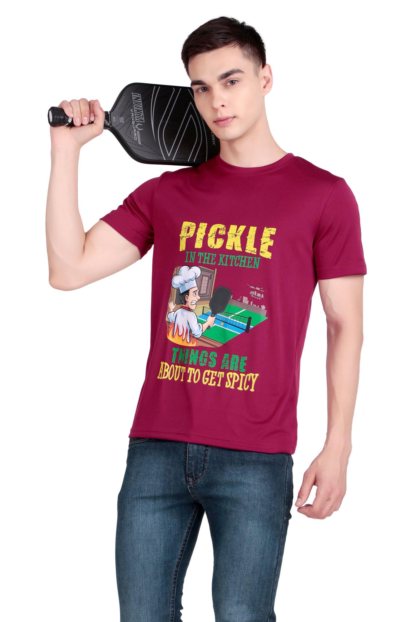 Altacore "Pickle in the Kitchen" Pickleball T Shirt (Mauve)