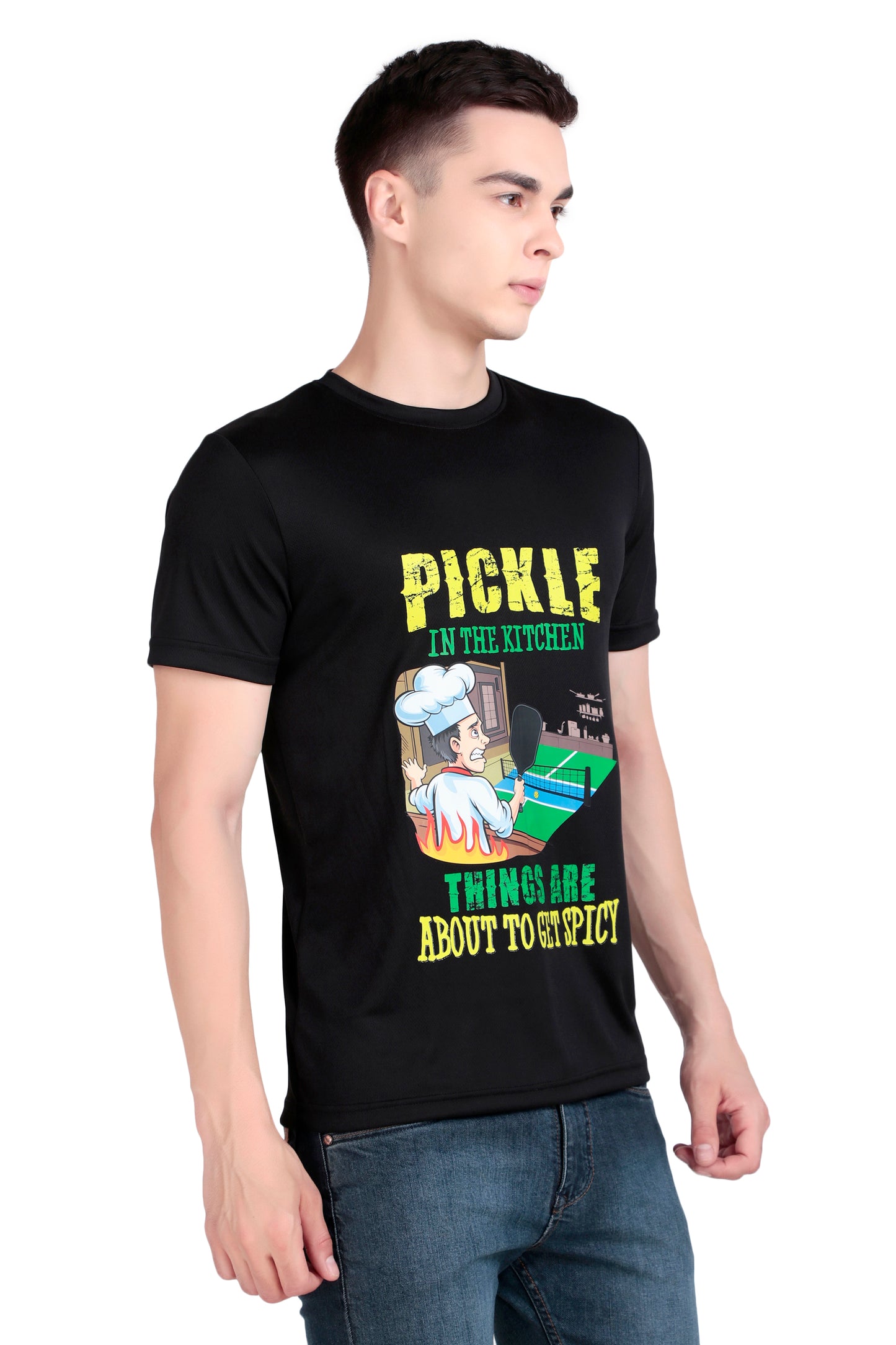 Altacore "Pickle in The Kitchen" Pickleball T-Shirt (Black)