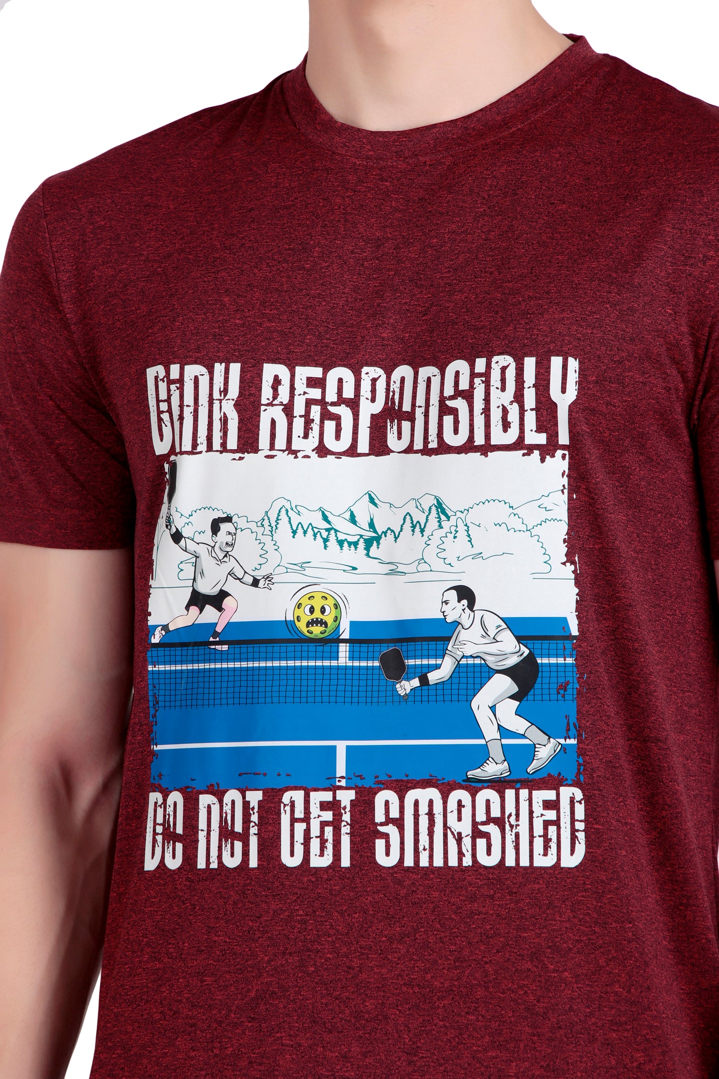 Altacore "Dink Responsibly – Do Not Get Smashed" Pickleball T Shirt (Rust)
