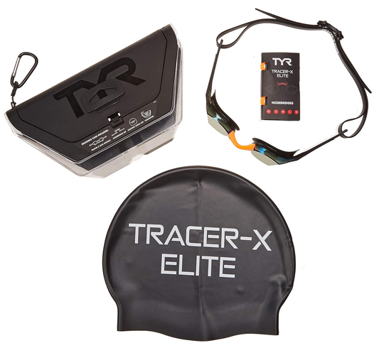 TYR Tracer-X Elite Racing Fit Swimming Goggles
