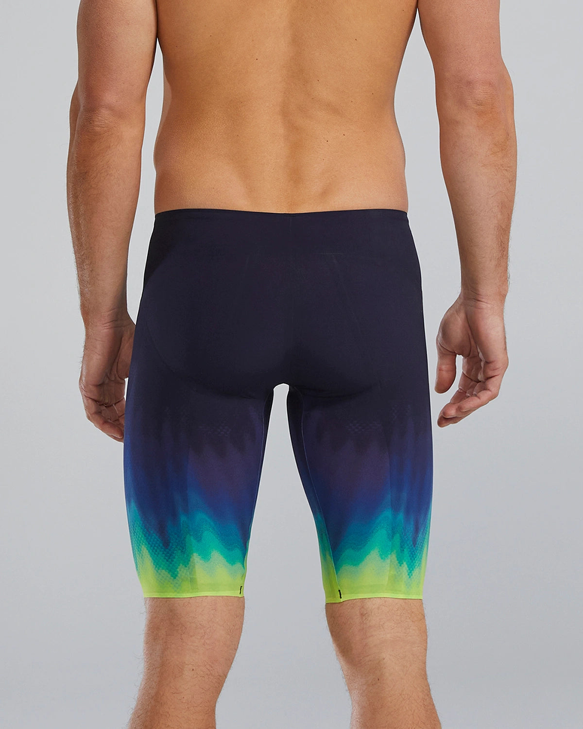 TYR VENZO INFLUX Men's Racing Swimsuit- LIME NAVY