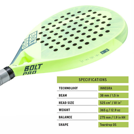HEAD BOLT PRO 2023 PADEL RACQUET
