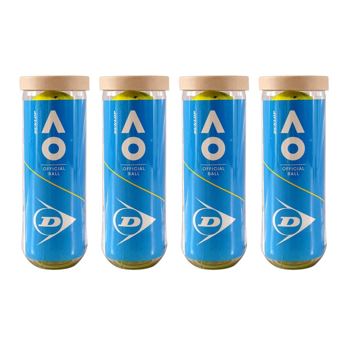 DUNLOP AO TENNIS BALL 1 DOZEN (4 Can)