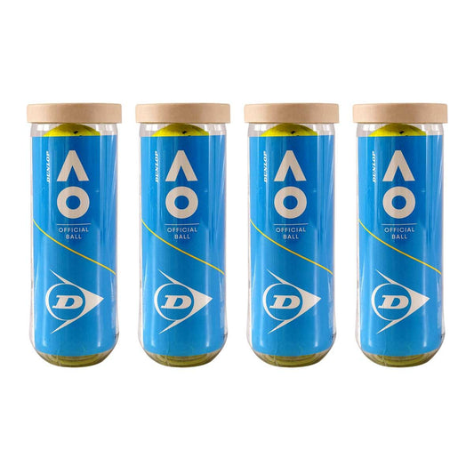 DUNLOP AO TENNIS BALL 1 DOZEN (4 Can)