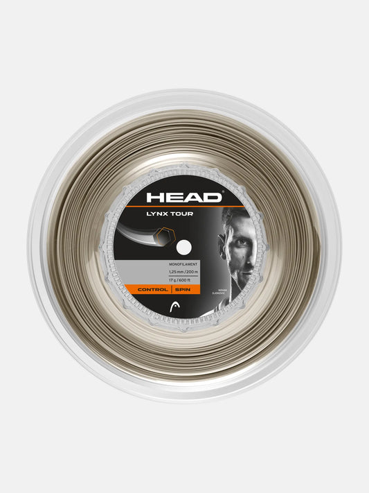 HEAD Lynx Tour Tennis String Reel (200m) – Champagne | 16g & 17g