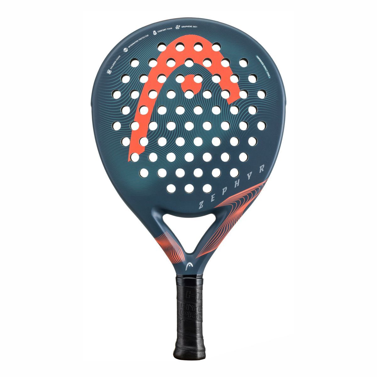 HEAD ZEPHYR 2023 PADEL RACQUET (BK-PI)