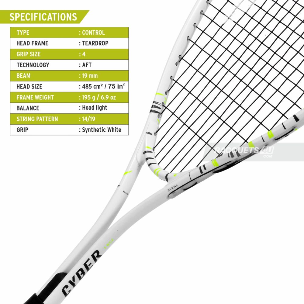 HEAD Cyber Edge 2024 Squash Racquet (195 g)
