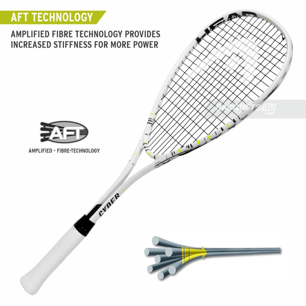 HEAD Cyber Edge 2024 Squash Racquet (195 g)