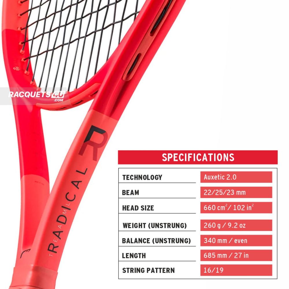 HEAD Radical Team L 2025 Tennis Racquet (Unstrung)
